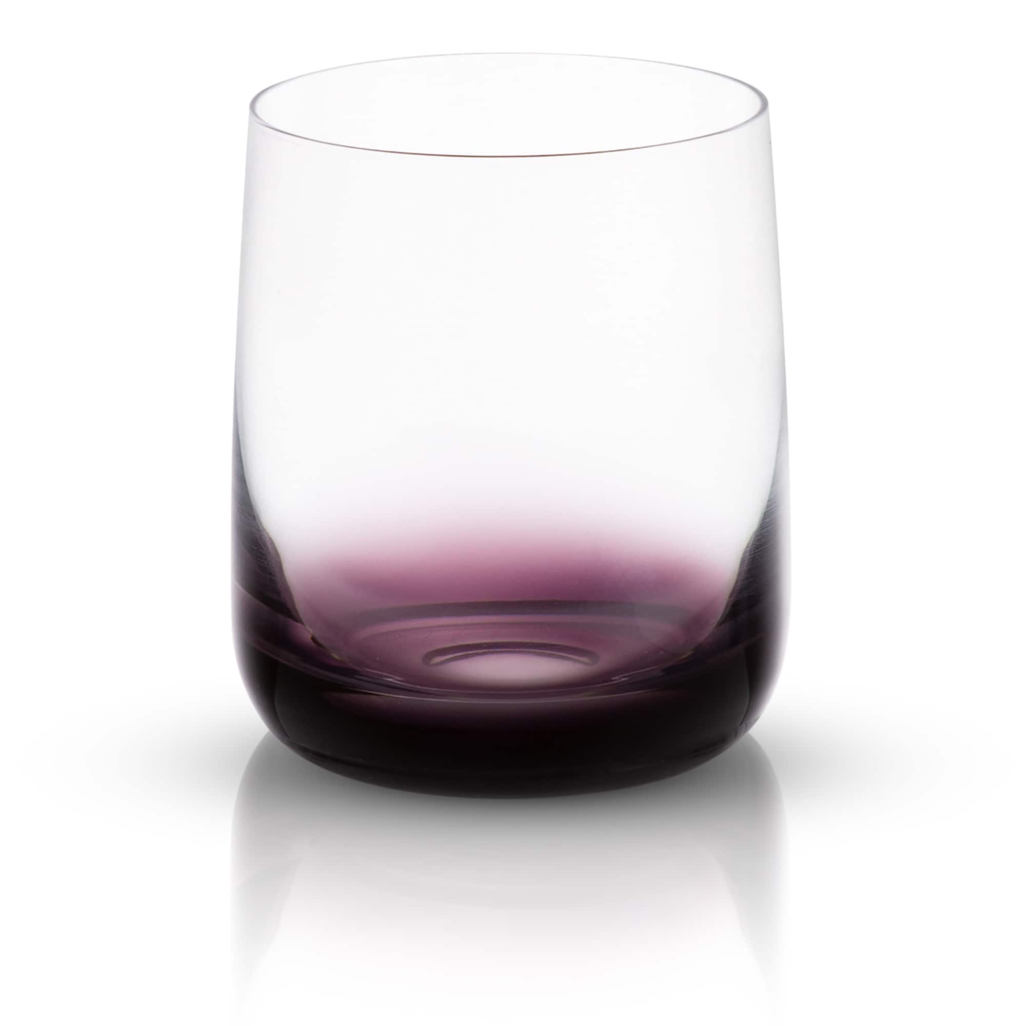 JoyJolt® 13.7oz. Black Swan Double Old Fashioned Glasses, 4ct.